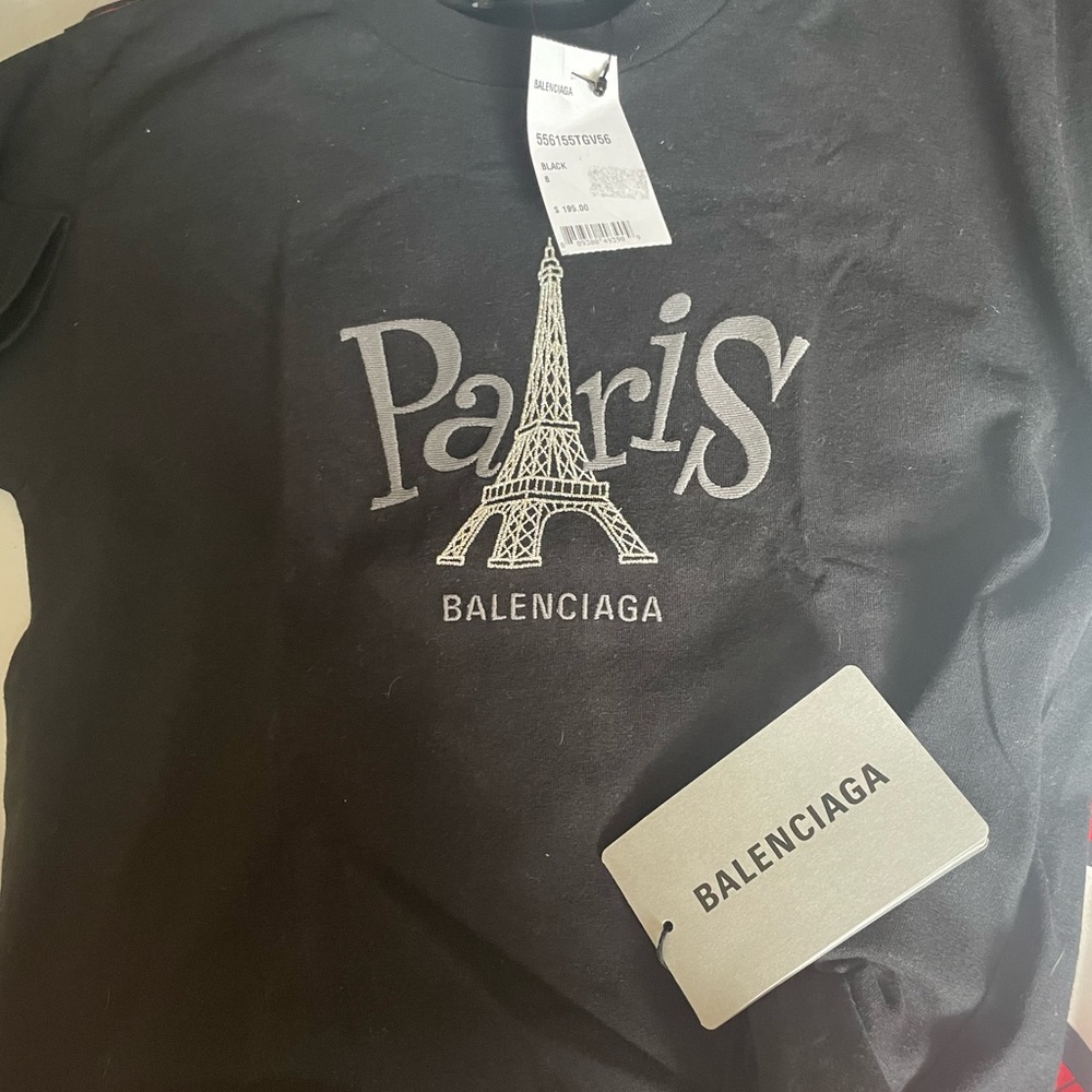 Balenciaga Blk Tee shirt